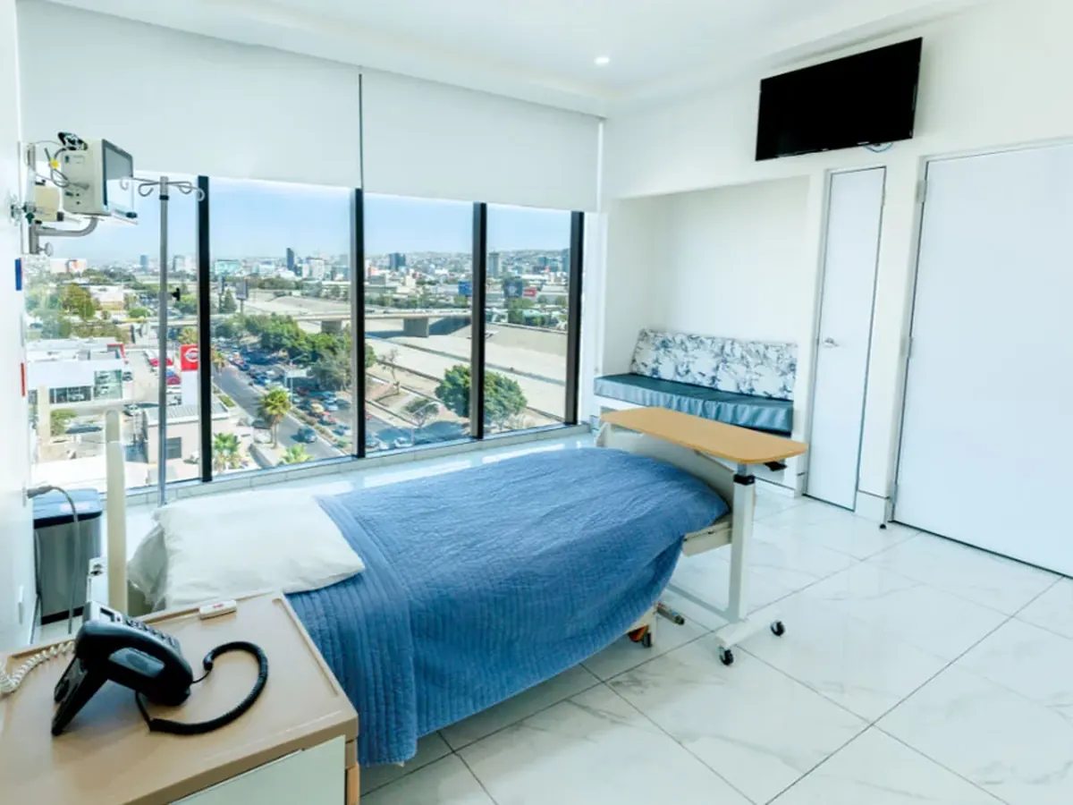 Private room at Blue Tower Hospital